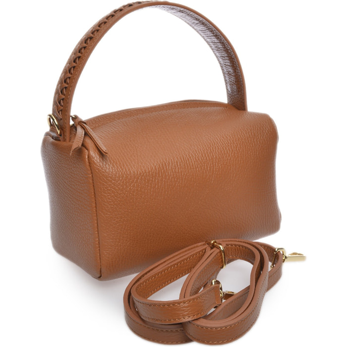 Borsa a mano Anna Luchini Cammello