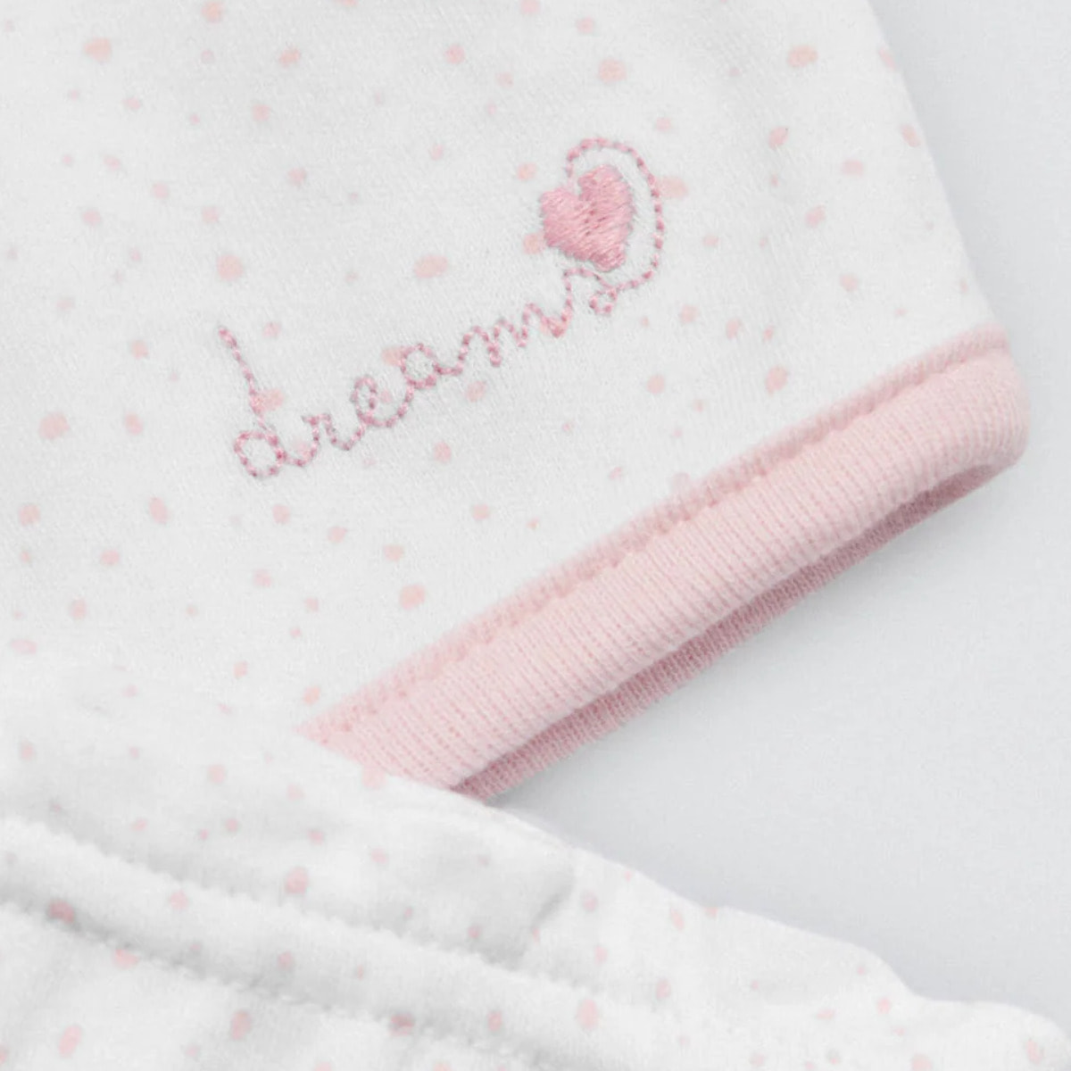 Set di primi vestitini rosa per neonato