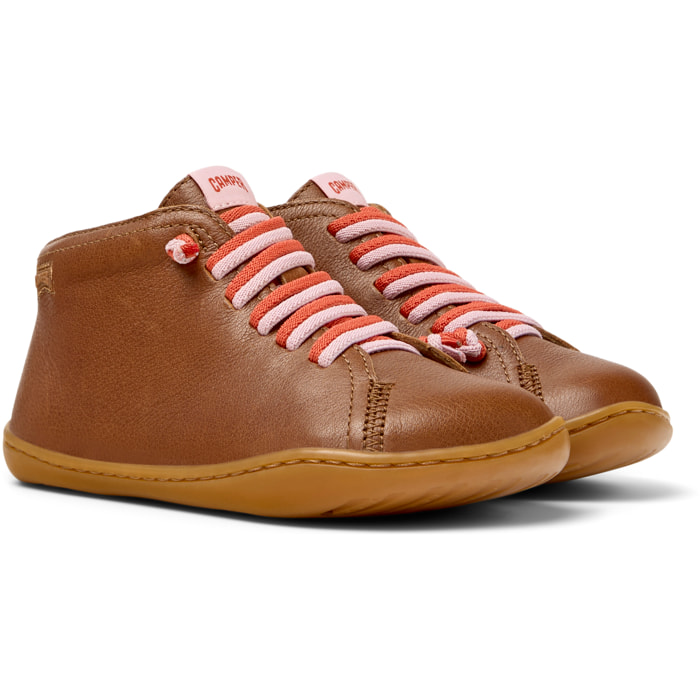 Zapatillas - CAMPER Peu Cami - Marron - Cuero liso