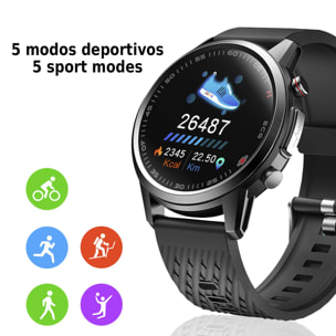 Smartwatch F800 con trattamento laser sangue, termometro corporeo, cardiofrequenzimetro e O2 sangue. 5 modalità sportive.