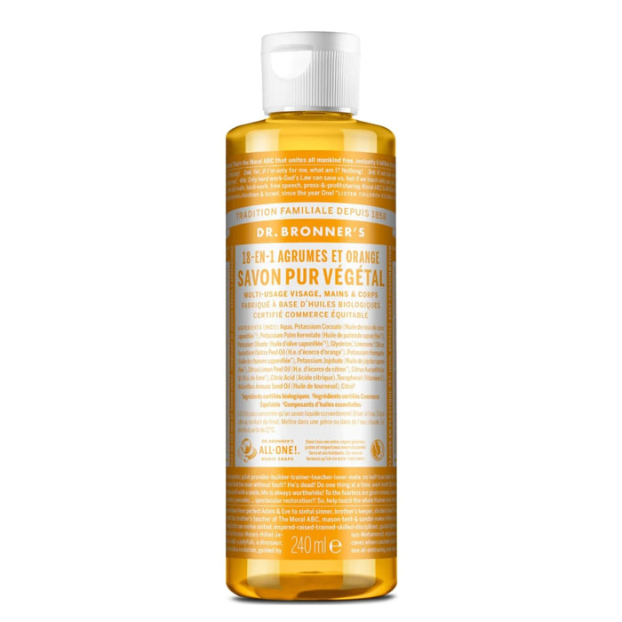 Savon Liquide - Un savon de Castille liquide naturel 18-en-1