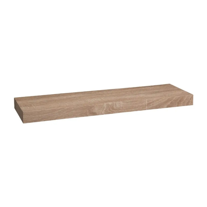 Étagère murale 60cm "Fixy" effet bois naturel