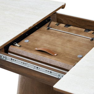 Table à manger extensible ovale 6/8 personnes - ORA