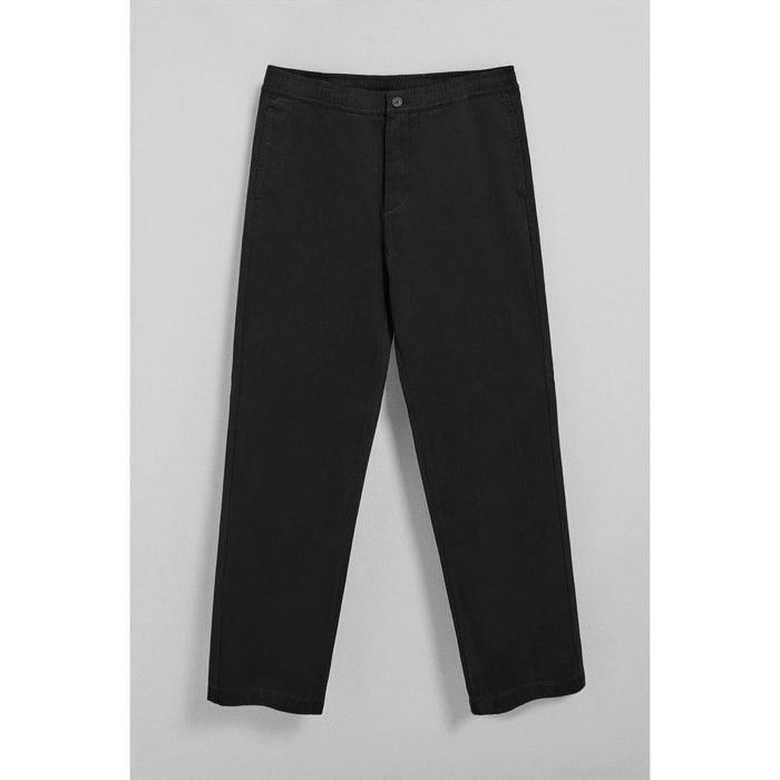 Pantalón negro Trent con cintura elástica y detalles Polo Club