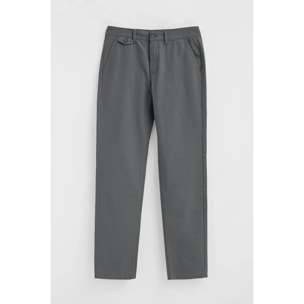 Pantalón chino gris de corte regular con logo Polo Club