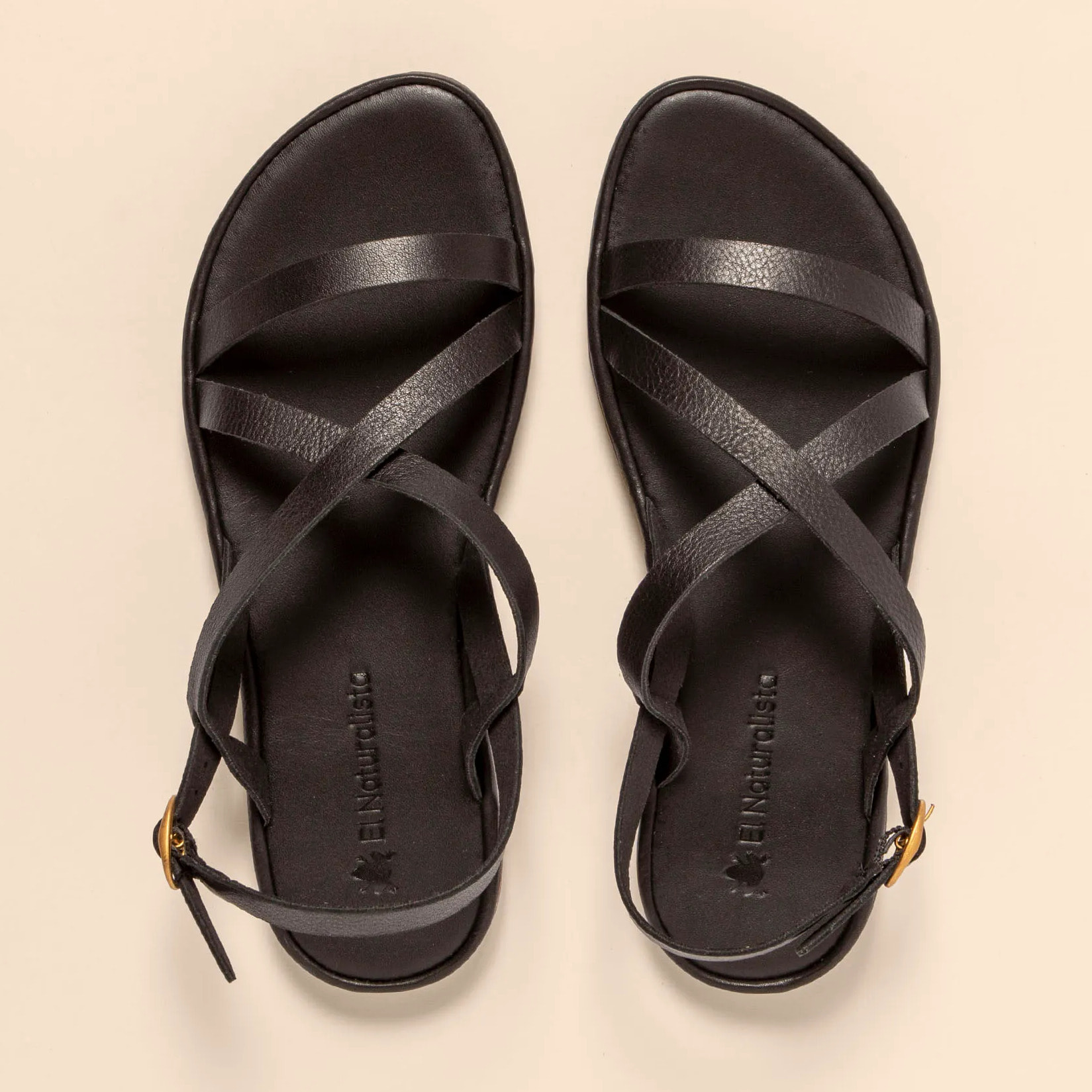 Sandalias N5694 SOFT NAPPA BLACK / TULIP color Black