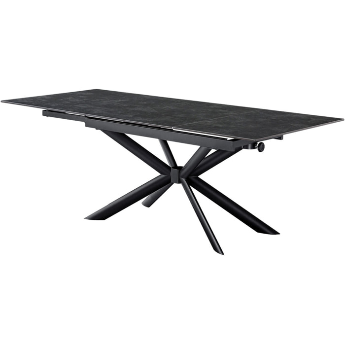 Table à manger extensible 6/10 couverts en céramique - VIK
