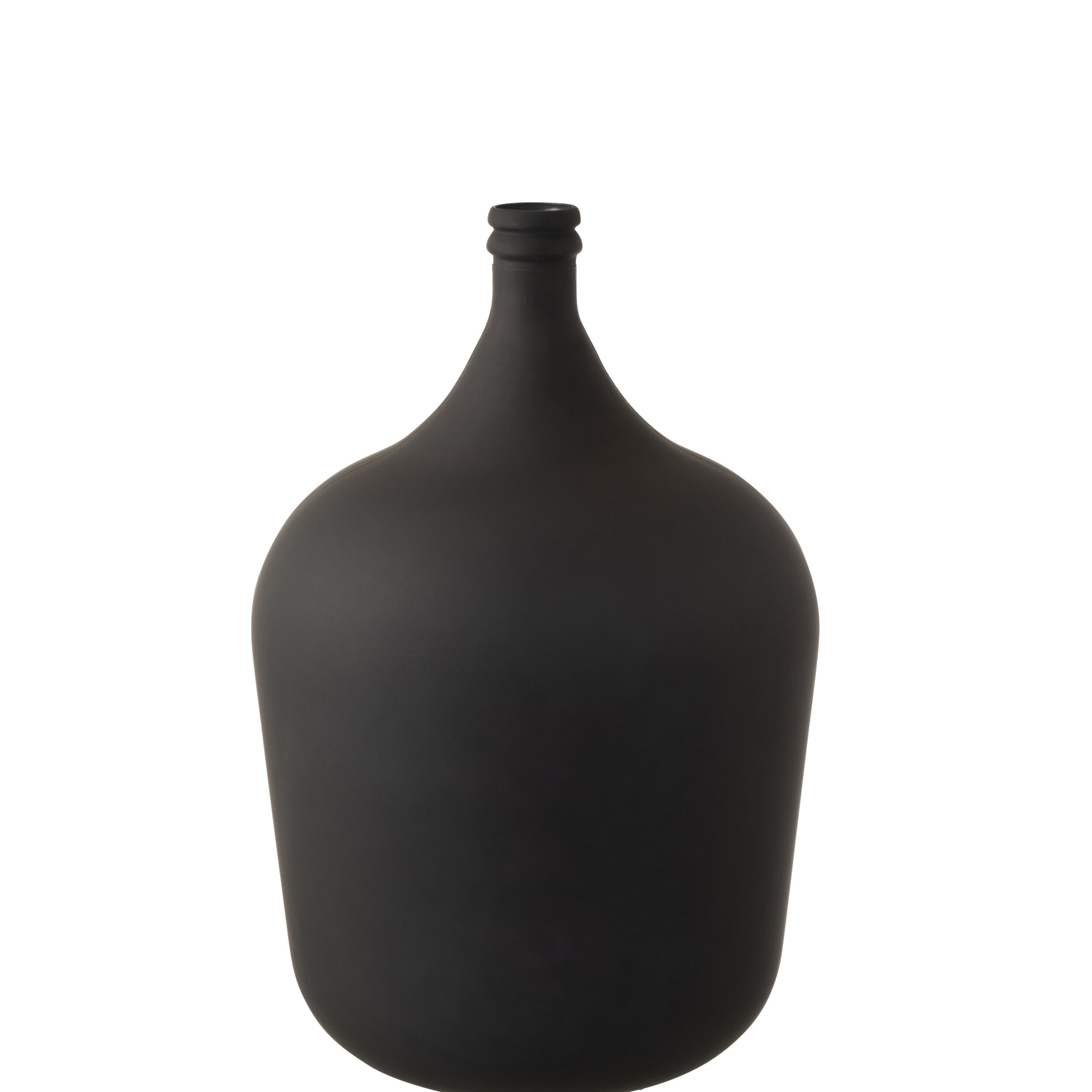 J-Line vase Carafe - verre - mat noir - 56 cm de hauteur