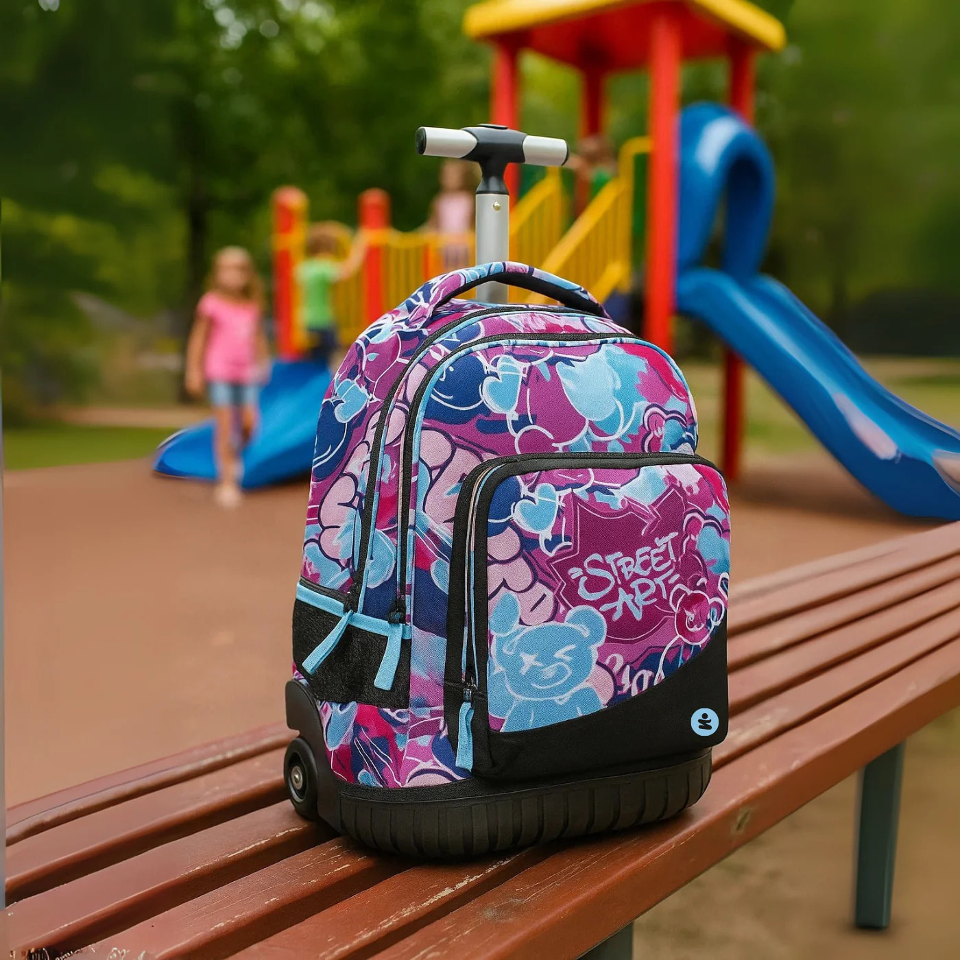 beSmart - ZAINO TROLLEY PREMIUM ORGANIZZATO STREET ART