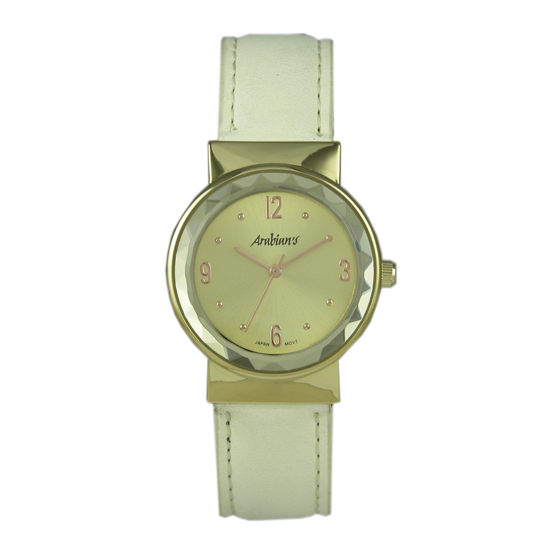 Reloj Arabians DBA2213WB Unisex Analogico Cuarzo con Correa de Piel