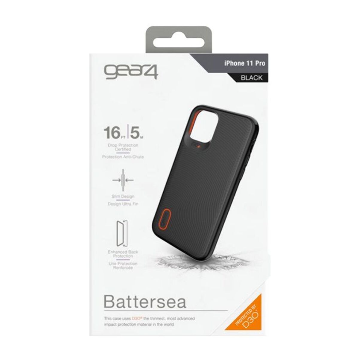 Coque GEAR4 iPhone 11 Pro Battersea noir