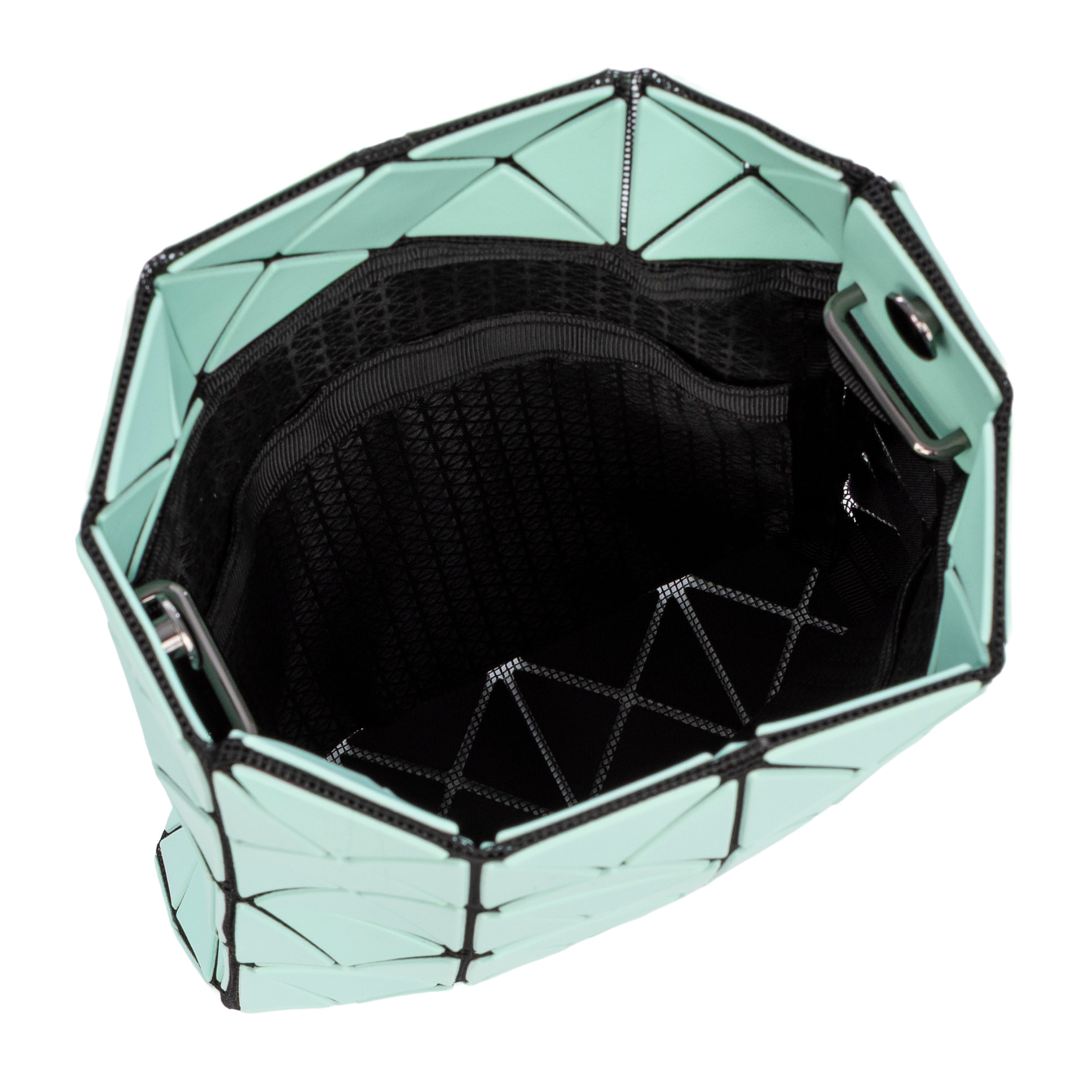 Aterno bolso bandolera y de mano de diseño geométrico.