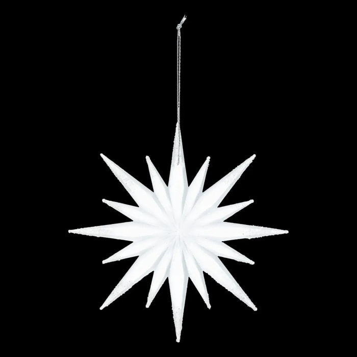 Décoration de sapin étoile 12cm