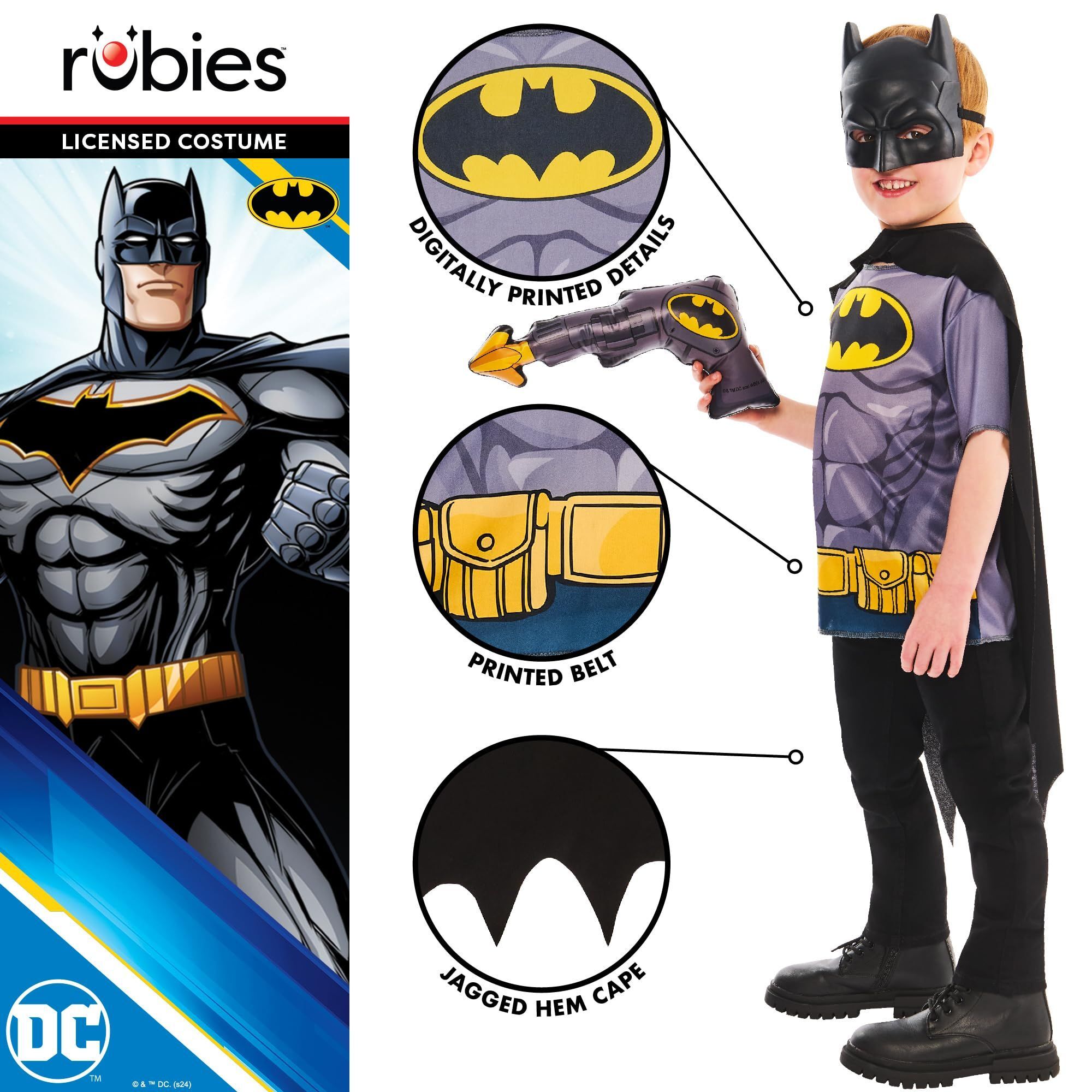 KIT DISFRAZ BATMAN INF