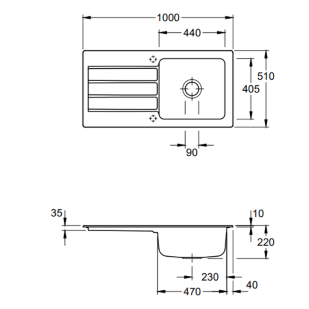 Evier Architectura 60