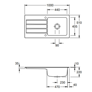 Evier Architectura 60