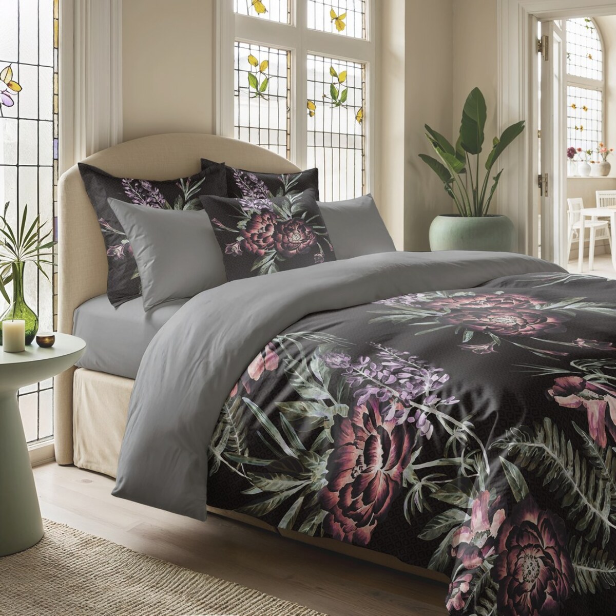 Housse de couette adaya noir