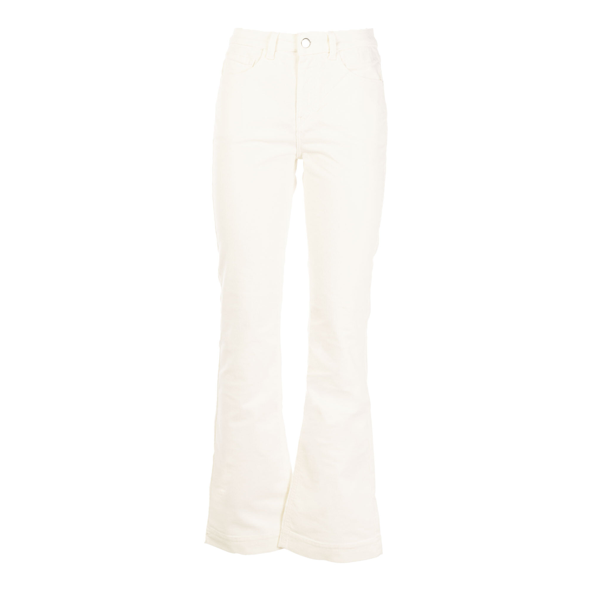 REIGN pantalone donna natural white