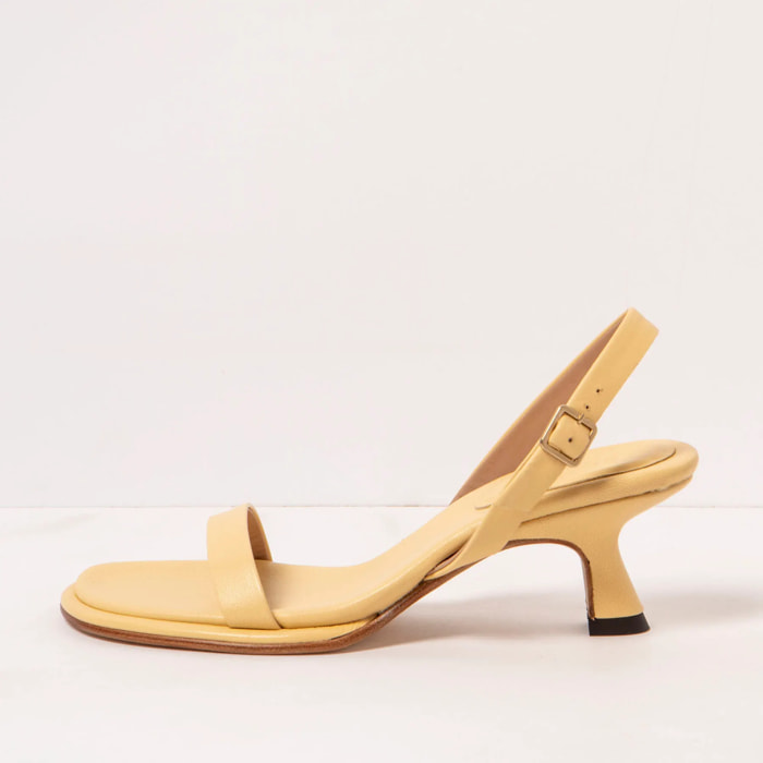 Sandalias con tacón S3164 NAPPA SUN LIGHT/ GLERA color Sun light