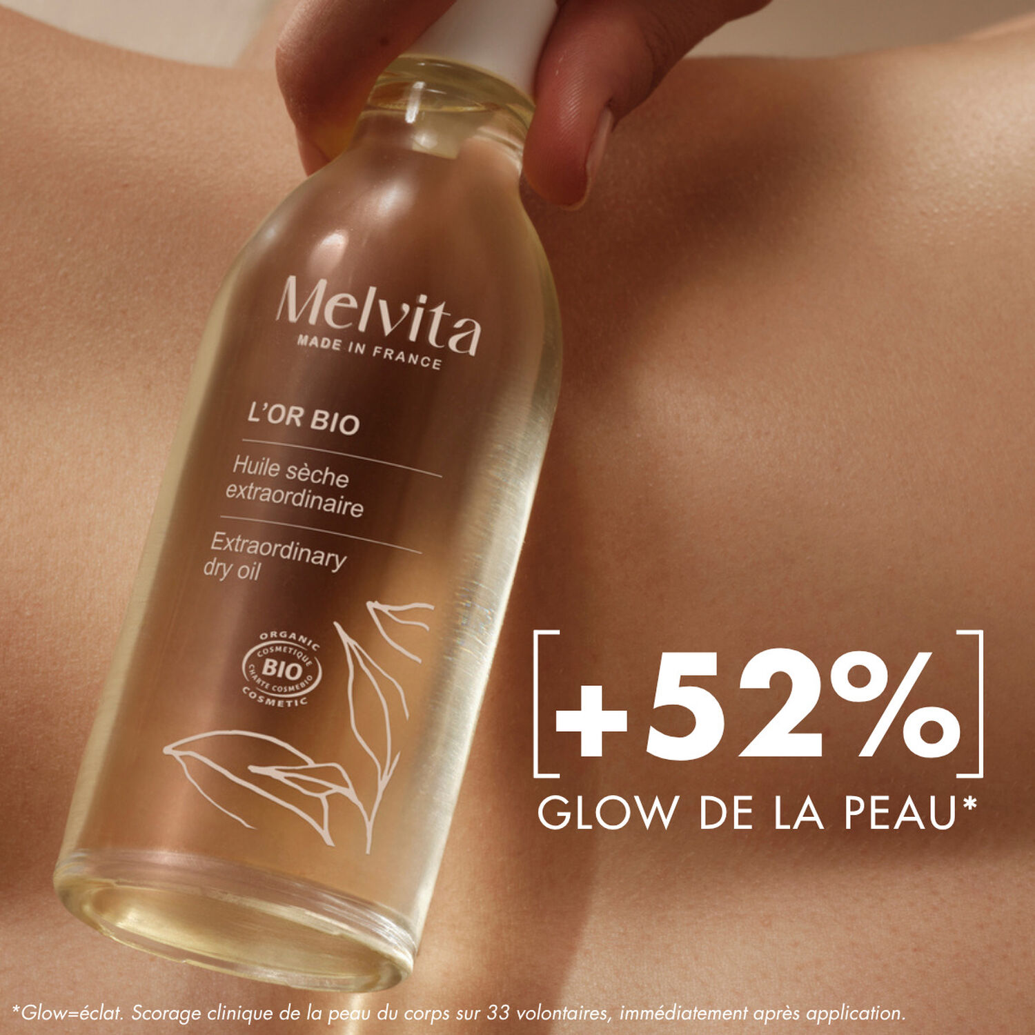 Huile Extraordinaire L'Or Bio  - Visage, Corps et Cheveux