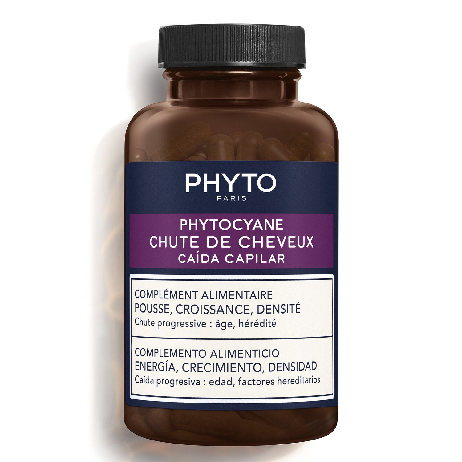 Phytocyane - Complément Alimentaire Chute de Cheveux - Pousse - Croissance - Densité - 3 mois