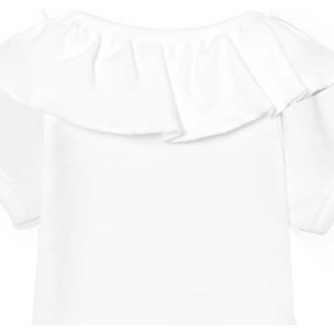 Body bebé manga corta cuello volante