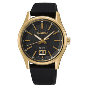 Reloj Seiko SUR560P1 Hombre Analogico Cuarzo con Correa de Silicona