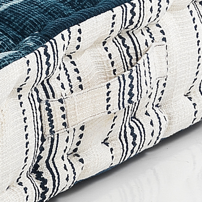 Tomasucci Coussin petit YARA BLANC BLEU