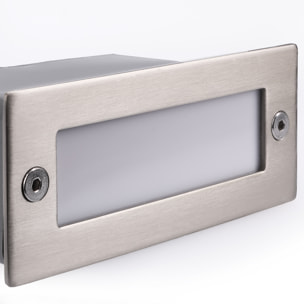 FORLIGHT Empotrable De Pared Ip54 Stair Led 1W 3000K Acero Inoxidable 5Lm