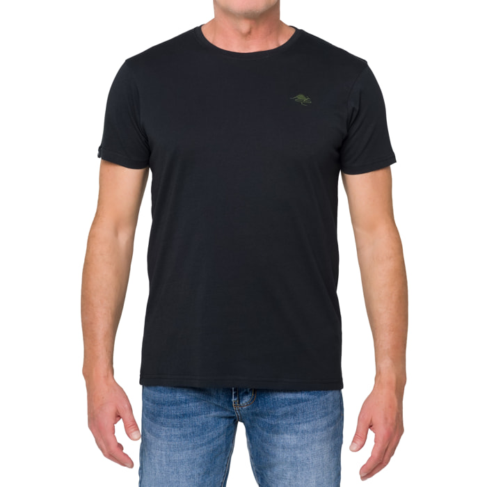 Camiseta de algodón 180 gr Hot Buttered Mistral negro