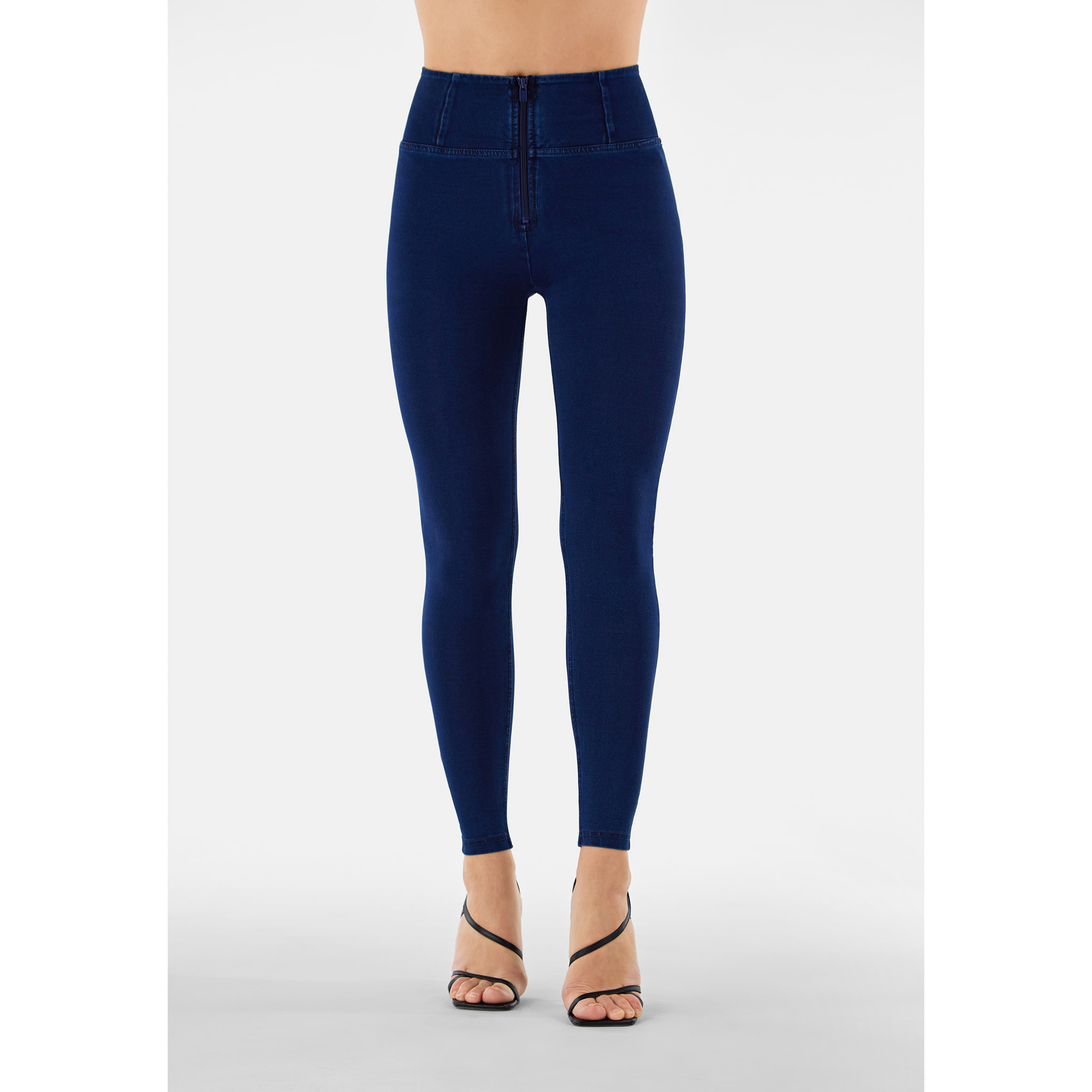 Jeggings push up WR.UP® superskinny vita alta con zip