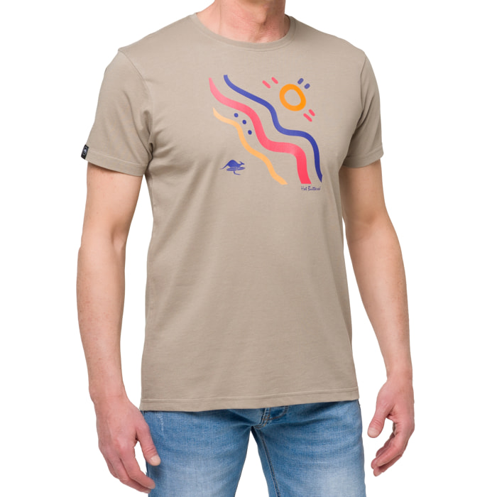 T-shirt OUTBACK 100% cotone Khaki