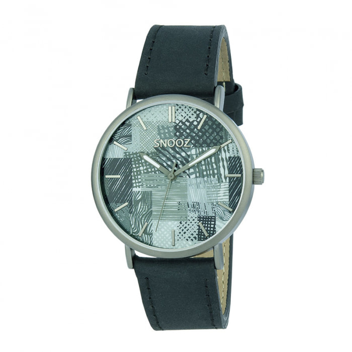 Reloj Snooz SAA1041-87 Unisex Analogico Cuarzo con Correa de Piel