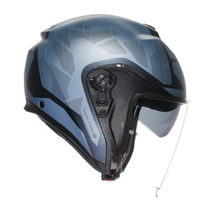 CASCO AGV IRIDES AGV E2206 TRIESTE MATT BLUE/GREY