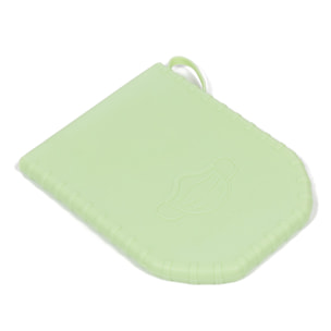 Porta mascarillas higiénico de silicona flexible.