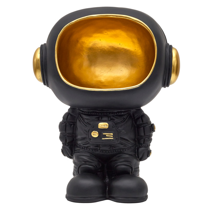 Statue Astronaute Vide Poche Noir