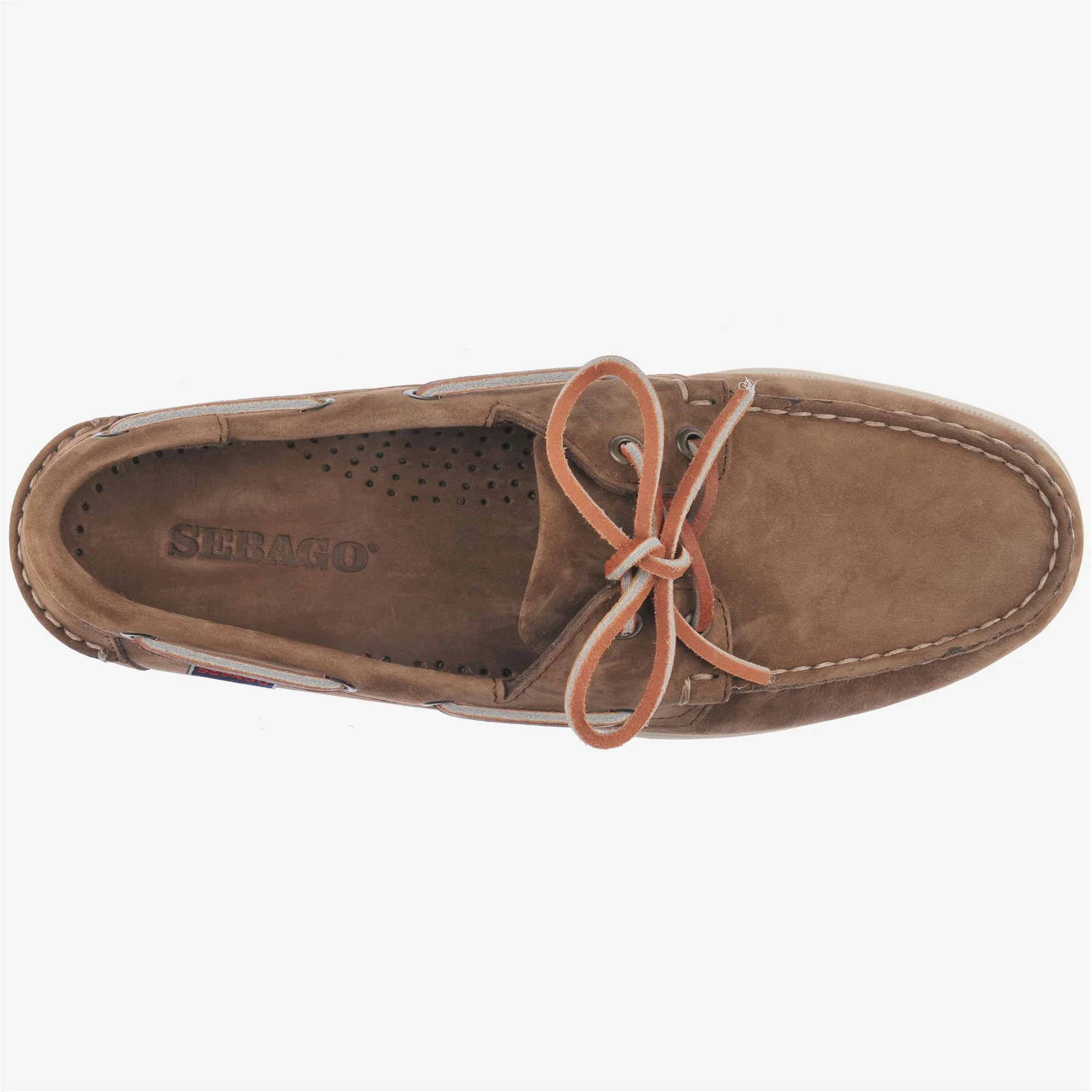 Sebago - Docksides Uomo Marrone - Docksides Portland Nubuck