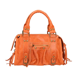Borsa a spalla da donna - Modello Erisia - Vera pelle - 25.0 x 15.0 x 10.0 cm