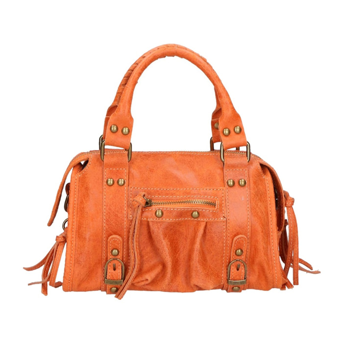 Borsa a spalla da donna - Modello Erisia - Vera pelle - 25.0 x 15.0 x 10.0 cm