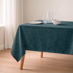 Nappe anti-taches IZMIR PÉTROLE - en 100 % coton