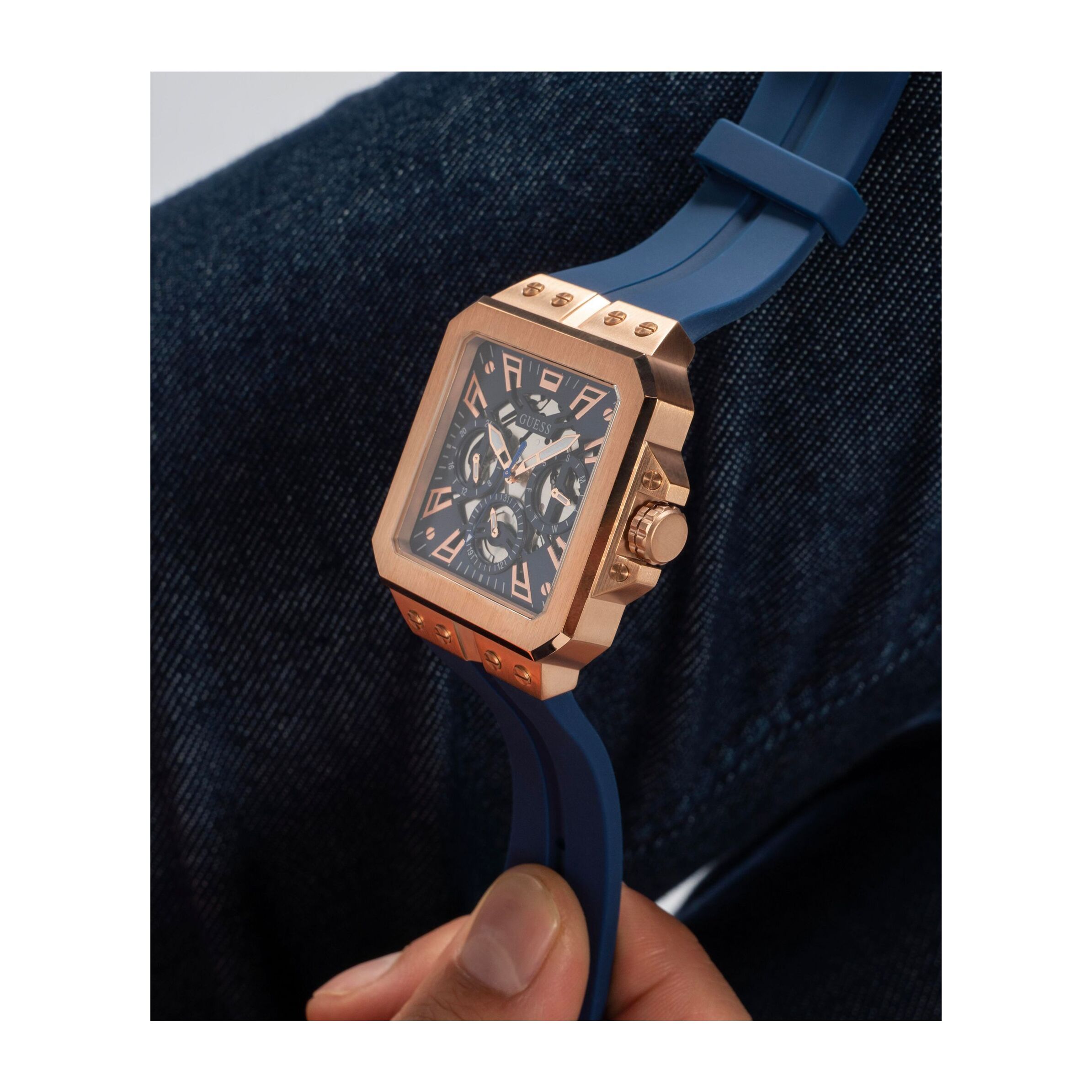 Guess Reloj Analógico De Cuarzo. Gs Leo