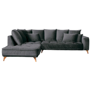 Canapé d'Angle Gauche Tissu Altamo, 4 Places, Housse Déhoussable, Style Scandinave