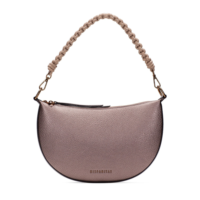 Hobo  Taupe metalizado 28cm x 18cm x 5cm