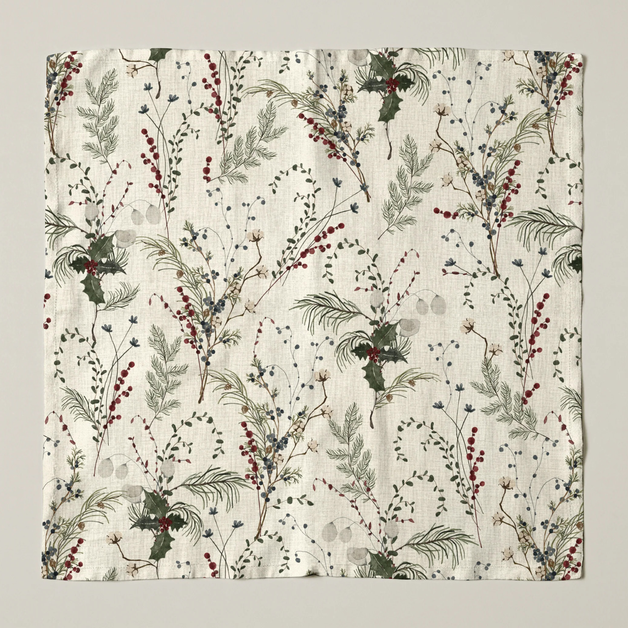 Lot de 2 serviettes Christmas Gui 2-100