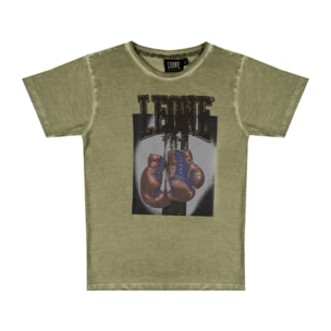 T-shirt a maniche corte da bambino con stampa "Washed"