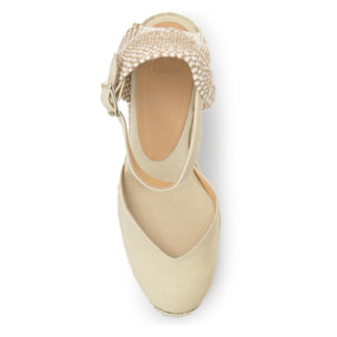 Alpargata Chiarita cuña de yute 11cm doble plataforma