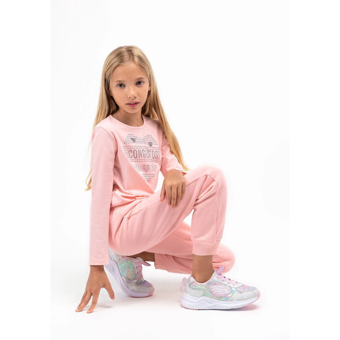 Pantalones Joggers de Niña Rosa