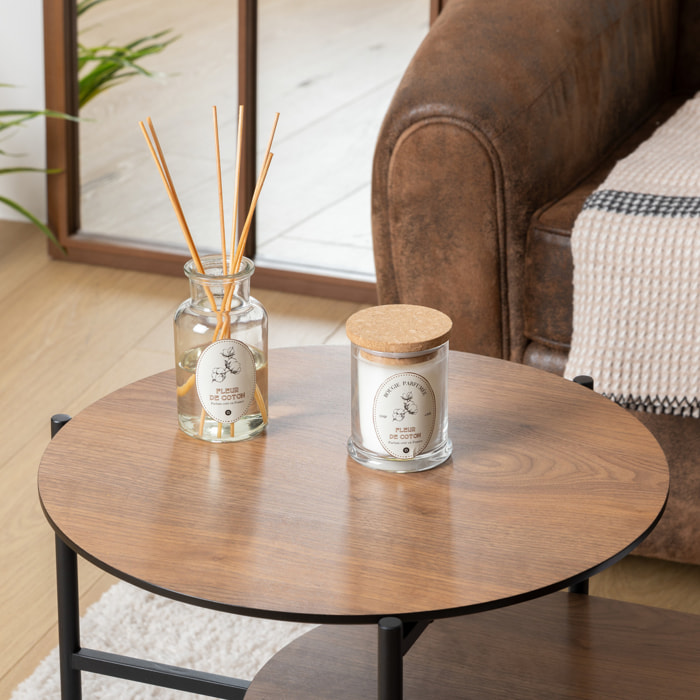 Bougie parfumée Hapo 150g pot en verre avec couvercle coton