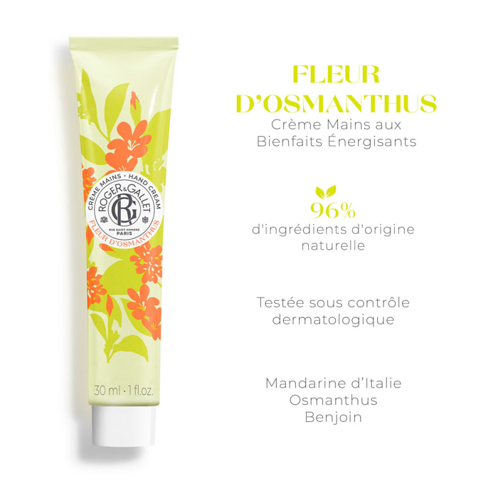 Fleur d'Osmanthus - Crème Mains Bienfaisante 30 ml
