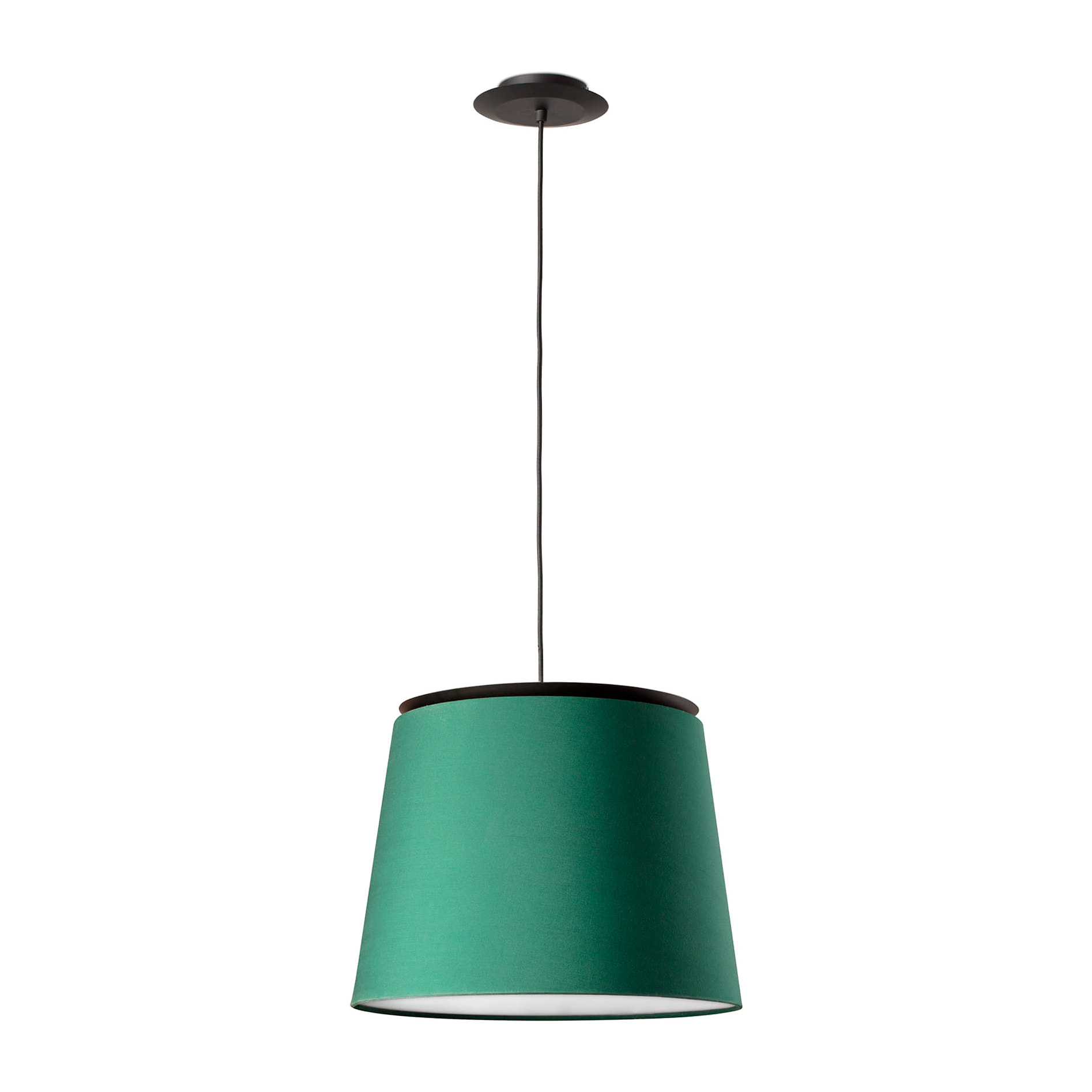 SAVOY Lampada sospensione nera/verde